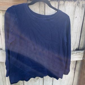 Nautica Waffle Knit Sweatshirt